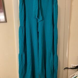 Cato Teal Wide Leg Pants